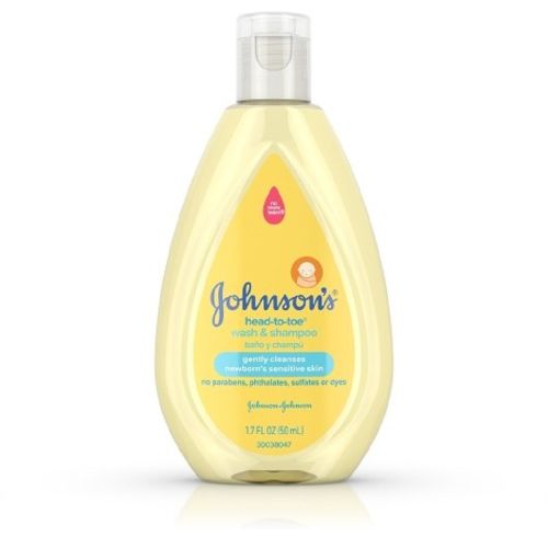 Johnson & Johnson Head To Toe Baby Shampoo & Body Wash, 1.7oz